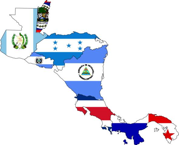 Mapa Centroamericano 